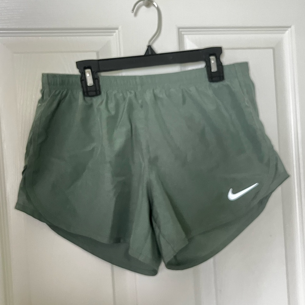 Nike teal running shorts